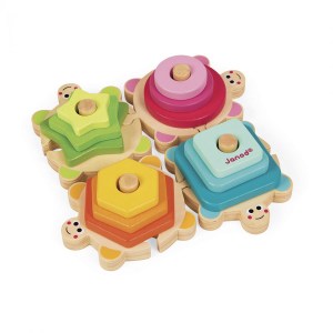 JANOD 05337 I WOOD STACKABLE TURTLES 2 αντίγραφο
